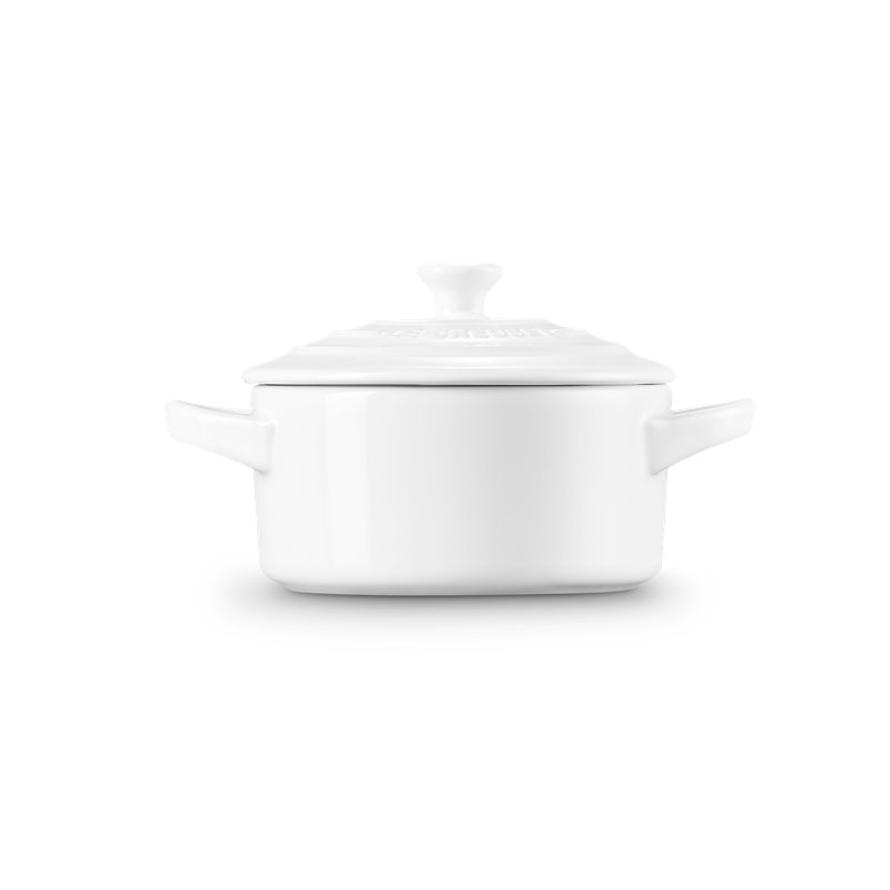 Le Creuset Stoneware 8 oz. Mini Round Cocotte with Lid & Reviews